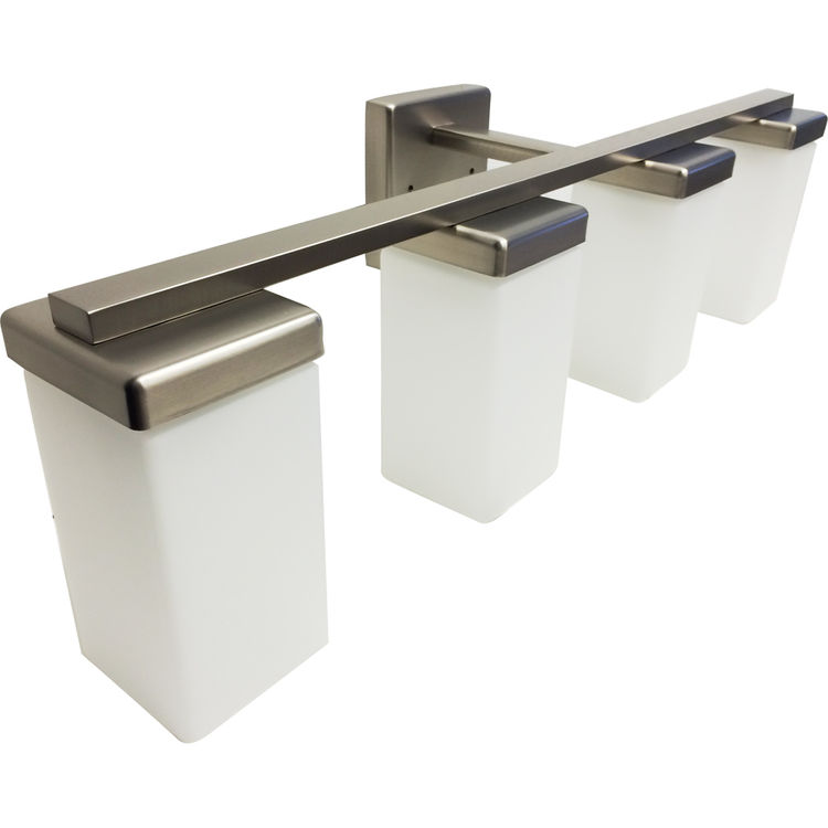 Moen YB8864BN Moen YB8864BN 90 Degree Four Globe Bath Light, Brushed Nickel