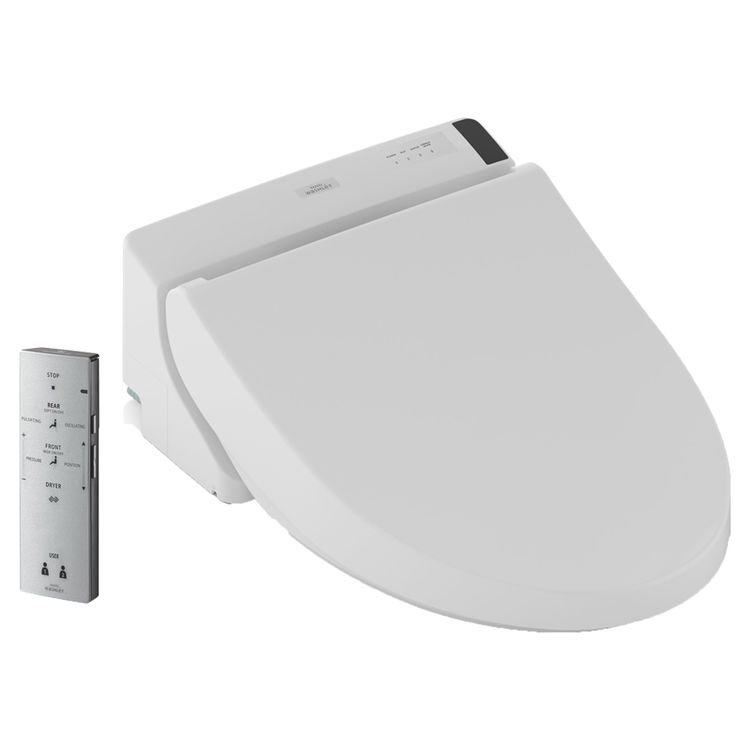 Toto SW2043#01 TOTO C200 WASHLET SW2043#01 - Cotton White, Round Bowl