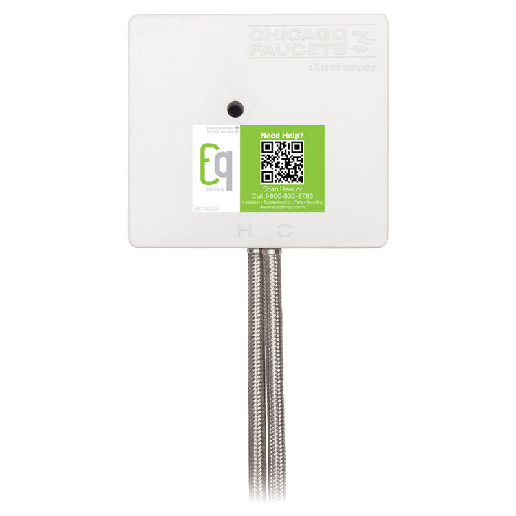 Chicago Faucet EQ-33KJKABNF Chicago Faucets EQ-33KJKABNF EQ Ac Plug In EQ Control Box Assembly with Mixing Valve.