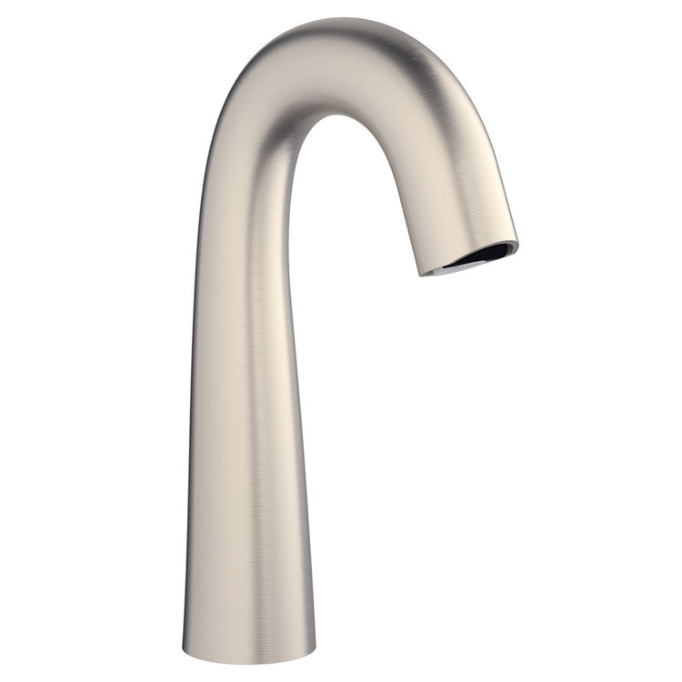Chicago Faucet EQ-C11B-KJKABBN Chicago Faucets EQ-C11B-KJKABBN EQ BRUSHED NICKEL 243.146.AB.1 1.0 GPM (3.8 L/min) Aerated Cache Outlet EQ High Arc Electronic Integral Spout Assembly
