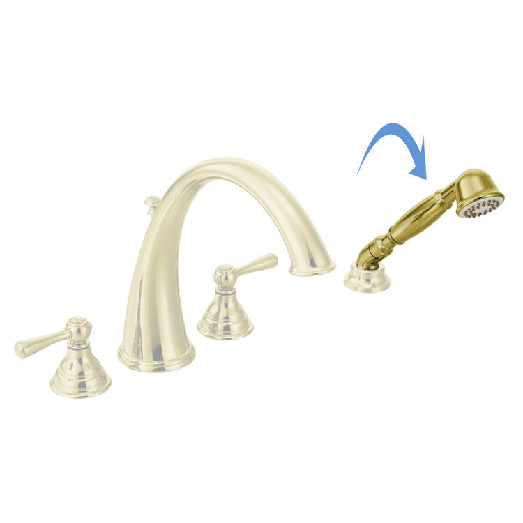 Moen 176015P Moen 176015P Polished Brass Handheld Shower