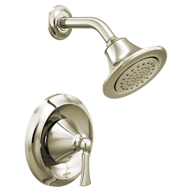 Moen T4502EPNL Moen T4502EPNL Wynford Polished Nickel Posi-Temp Shower Trim