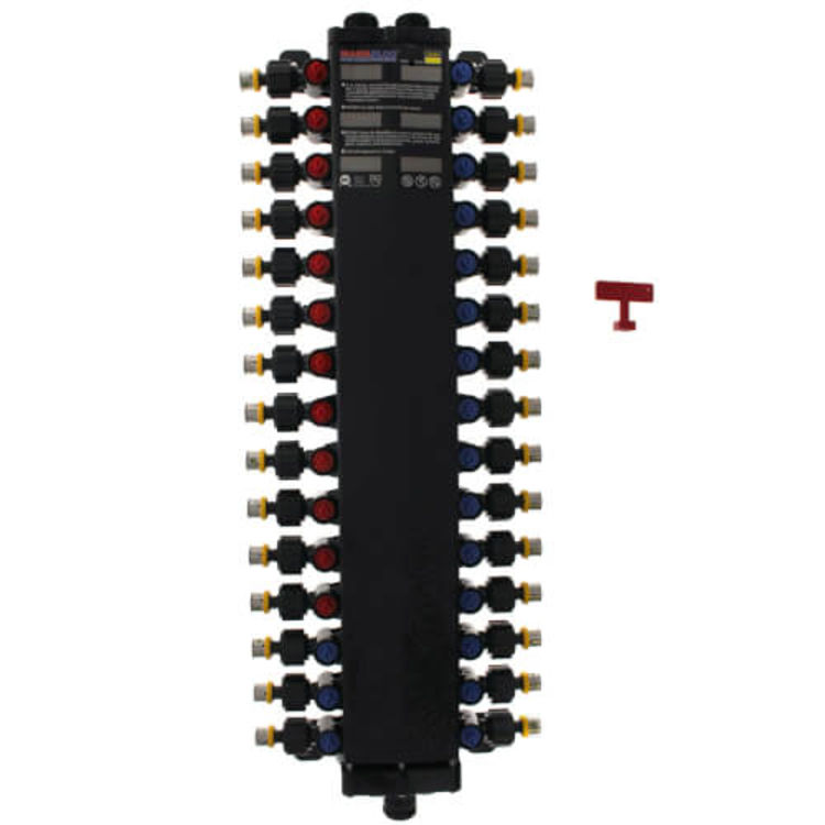 Viega 49303 Manabloc 30Port Distribution Manifold, 1/2" Smart