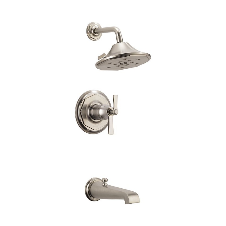 Brizo T60461-NK Brizo T60461-NK Luxe Nickel Rook Thermostatic Tub/Shower Trim