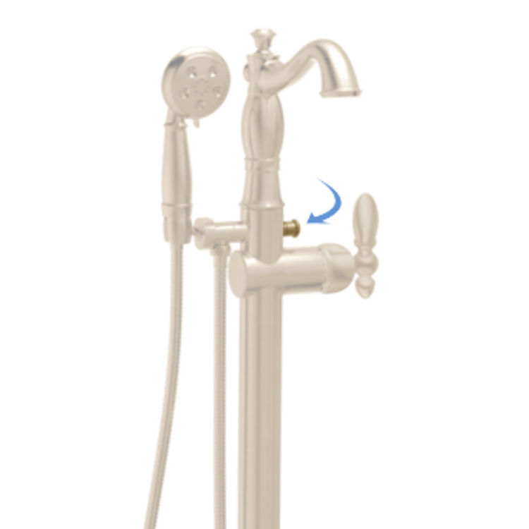 Delta RP78368CZ Delta RP78368CZ Diverter Finial for T4797-CZFL-LHP Tub-Filler Trim, Champagne Bronze
