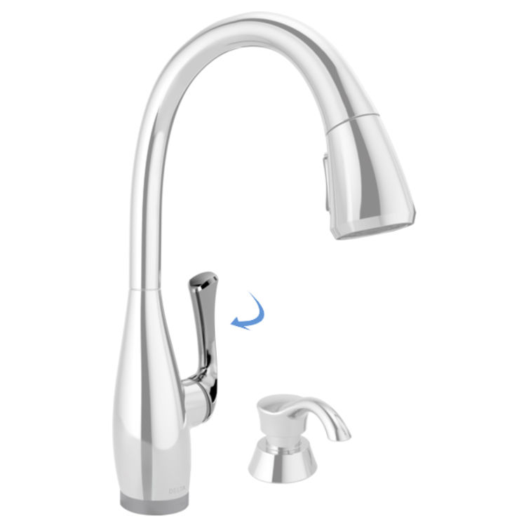 Delta RP79534 Delta RP79534 DOMINIC Handle Kit- Chrome