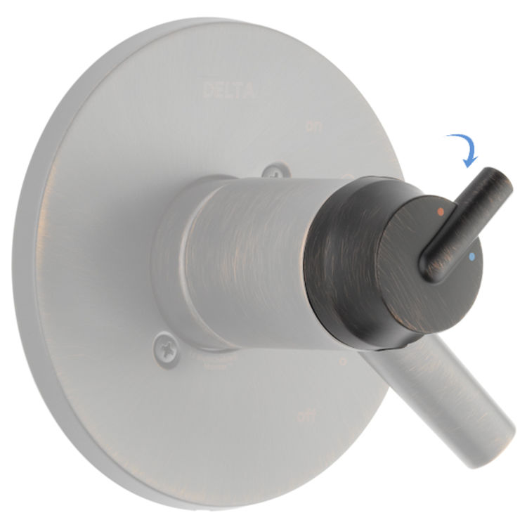 Delta RP79574RB Delta RP79574RB TRINSIC Temperature Knob and Cover 17T Series - Venetian Bronze