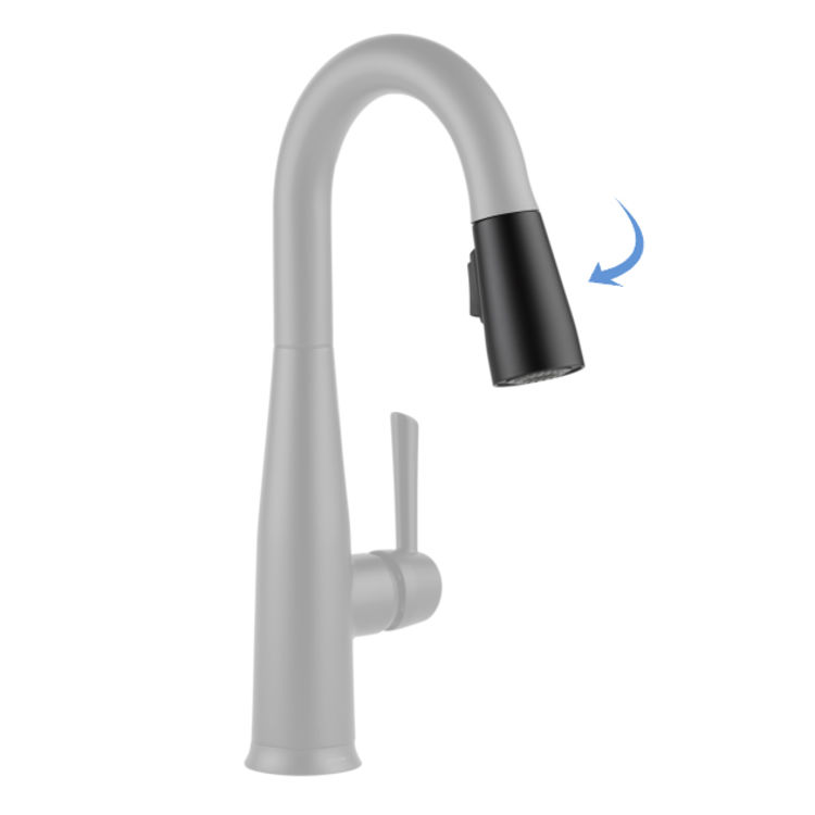 Delta RP80524BL Delta RP80524BL ESSA Pull-Down Sprayer Assembly - Matte Black