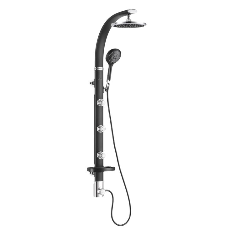 Pulse 1017-B Pulse 1017-B Bonzai Shower Spa, Black
