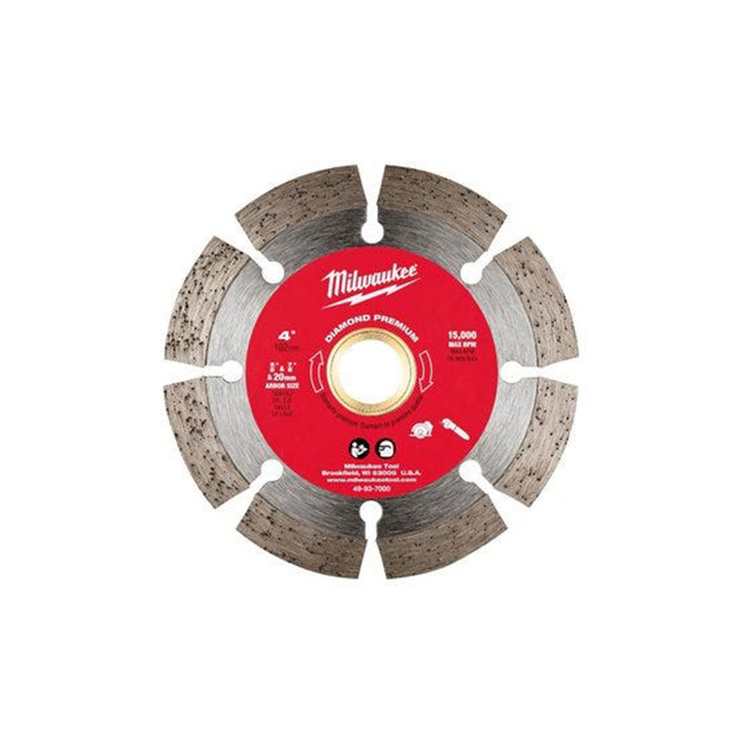 Milwaukee 49-93-7000 Milwaukee 49-93-7000 Diamond Premium Segmented Blade, 4