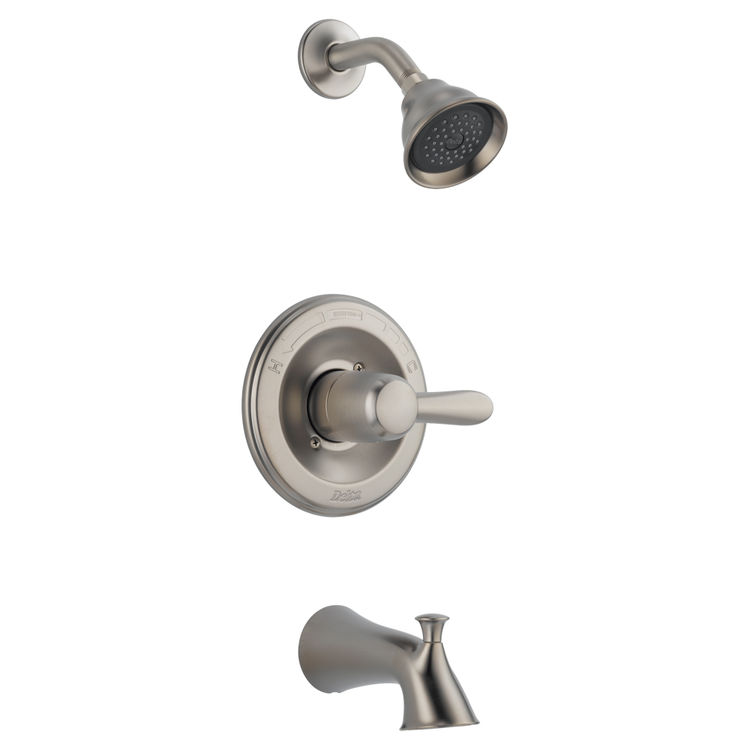 Delta T14438-SS Delta T14438-SS Lahara Monitor 14 Series Tub and Shower Trim, Stainless Steel