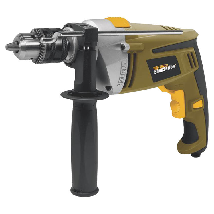 Rockwell RC3136 Corded Hammer Drill, 120 V, 7 A, 1/2 in Keyed Chuck, 0