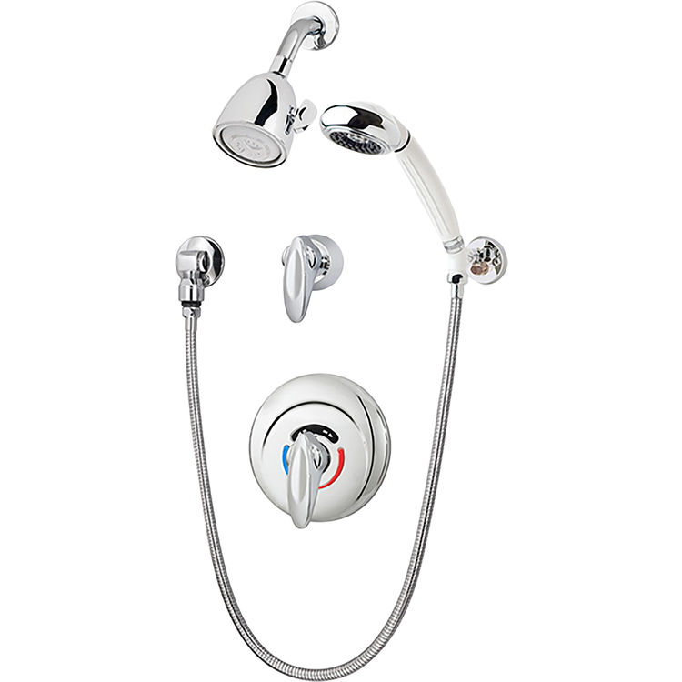 Symmons 1117FS Safetymix Shower/Hand Shower System, Chrome