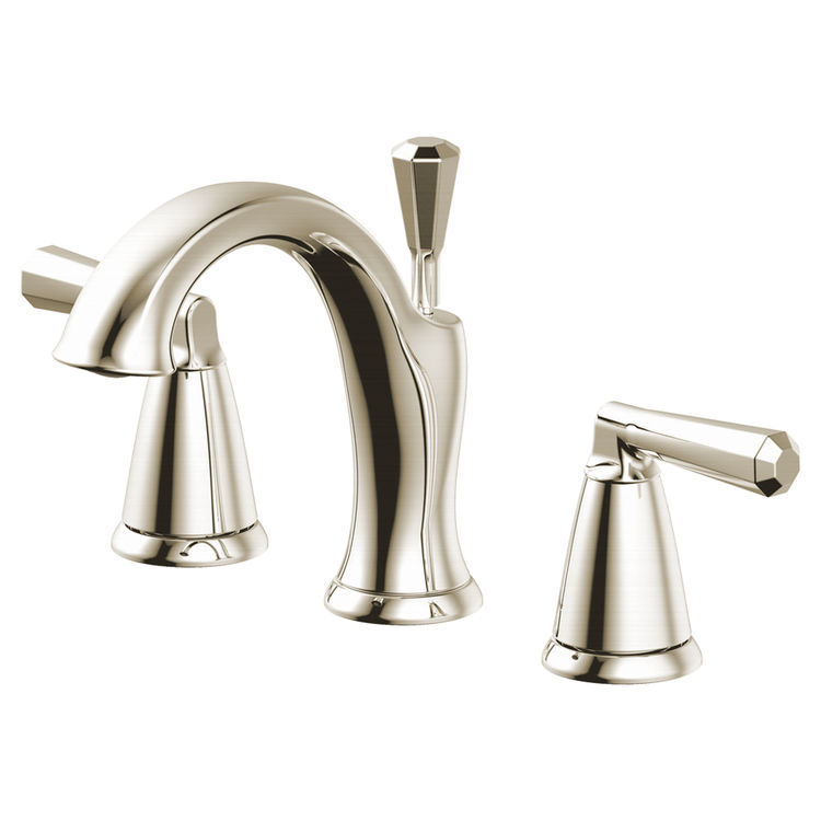 Ultra Faucets UF55713 Ultra Faucets UF55713 Brushed Nickel Z Two Handle Widespread Lav Faucet