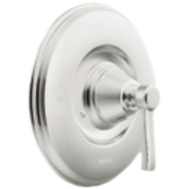 Moen 137395 Moen 137395 Part Eschutcheon Mount Single Handle Tub and Shower, Chrome