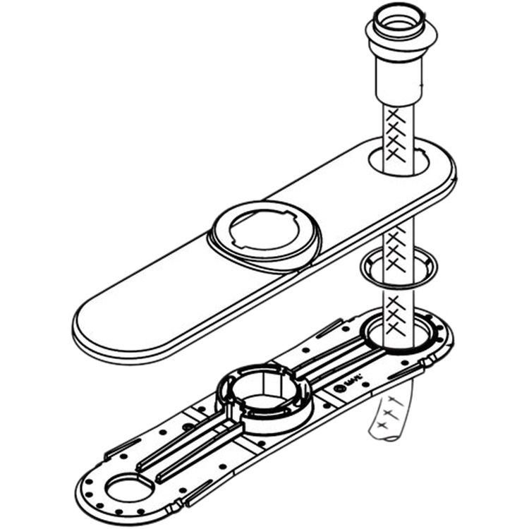Moen 123245ORB Moen 123245ORB Camerist Escutcheon Kit - Oil Rubbed Bronze