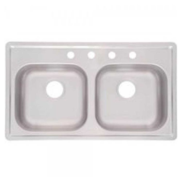 Franke FMSB654NB Consumer Mobile Home Kitchen Sink, 19 in H x 33 in W,  Stainless Steel