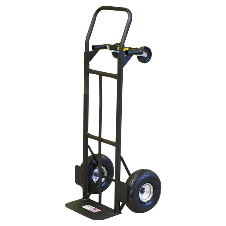 gleason 30080s convertible hand truck 800 lb 10 in pneumatic wheel flow back handle steel - Convertible Hand Truck gleason 30080s convertible hand truck 800 lb 10 in pneumatic wheel flow back handle steel - Convertible Hand Truck