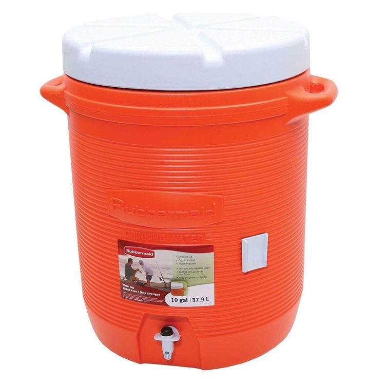 Orange Rubbermaid 1610-01-11 Water Cooler 10 gal 