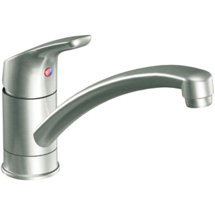 Cleveland Faucet CA42511CSL Moen CFG CA42511CSL Baystone Single Handle Kitchen Faucet, Classic Stainless