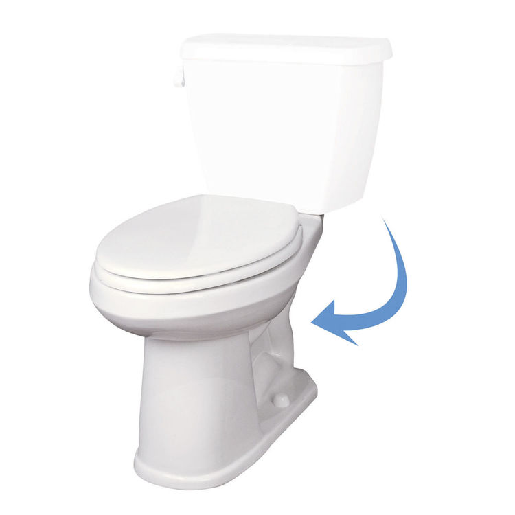 Gerber AV21828 Avalanche 1.281.6gpf ADA Elongated Bowl White