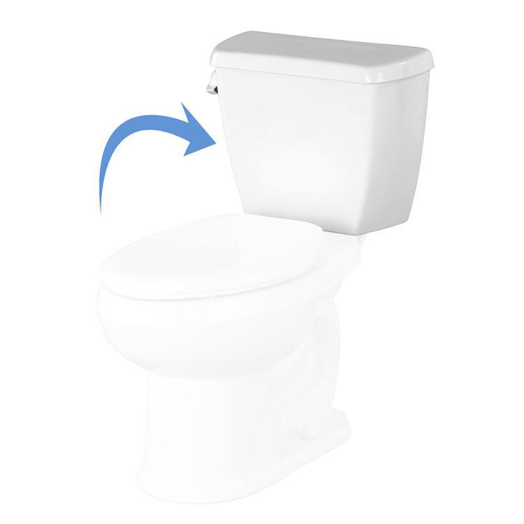 Gerber AV28892 Avalanche Insulated Tank for 12" Roughin Toilet, 1.6