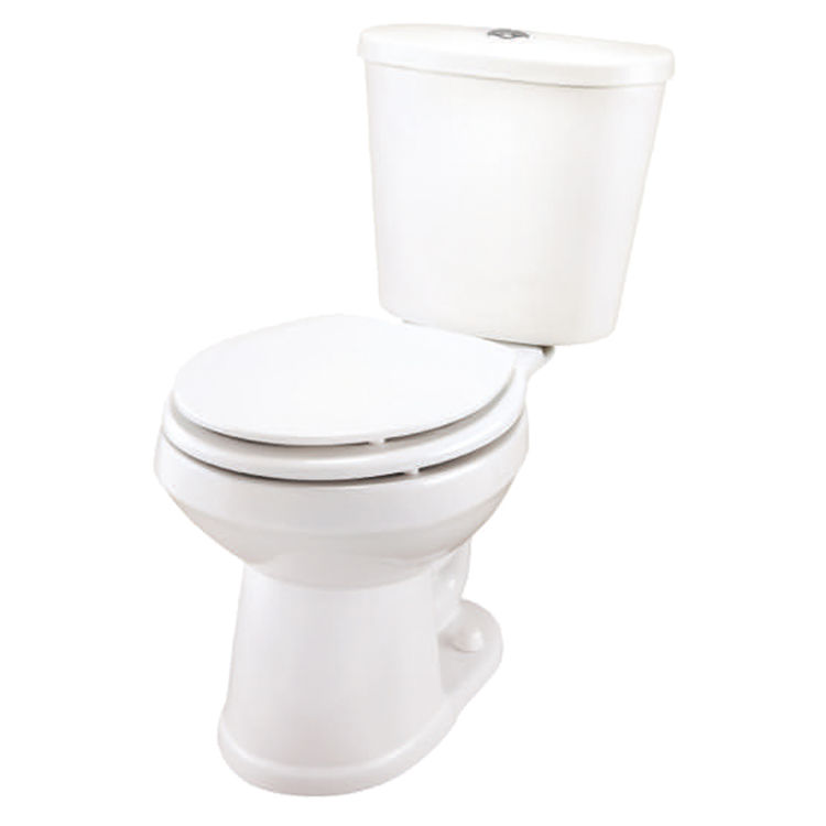 View 2 of Gerber DF21102 Gerber DF21102 Maxwell White Dual Flush TwoPiece Round Front Toilet