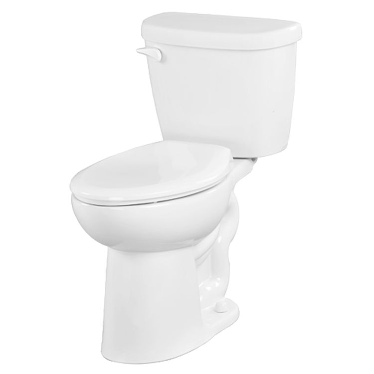 Gerber MX21417 Maxwell TwoPiece Elongated ErgoHeight Toilet, 1.6 gpf