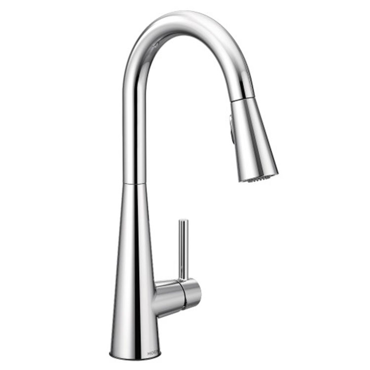 Moen 7864 Sleek Single Handle Pulldown Kitchen Faucet, Chrome