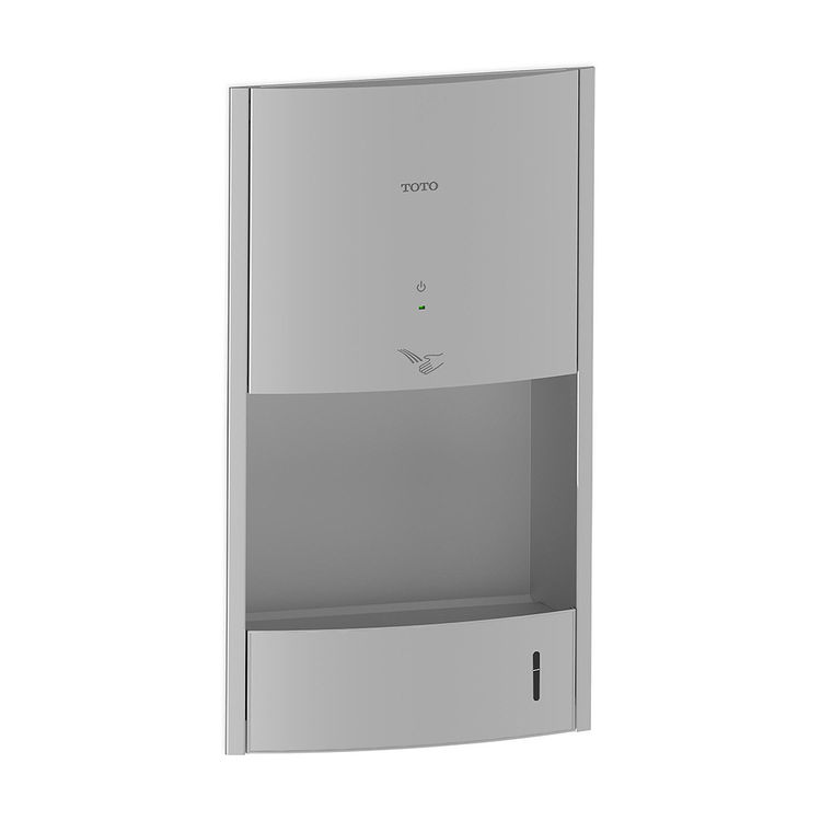 Toto HDR111#SS TOTO Clean Dry High Speed Concealed Hand Dryer - Stainless Steel - TOTO HDR111#SS