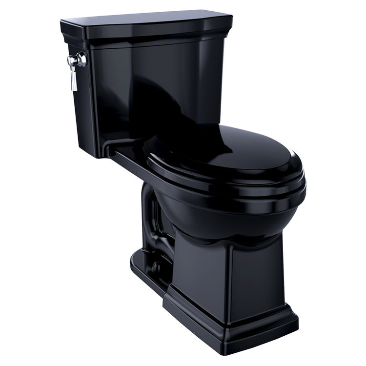 View 2 of Toto MS814224CEF#51 TOTO Promenade II One-Piece Elongated 1.28 GPF Universal Height Toilet, Ebony - MS814224CEF#51