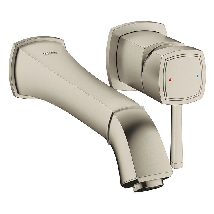 Grohe 19931ENA Grandera Twohole Wall Mount Bathroom FaucetMSize