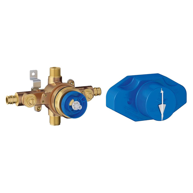 Grohe 35064001 Grohe 35064001 GrohSafe Pressure Balance Rough-In Valve, StarLight Chrome