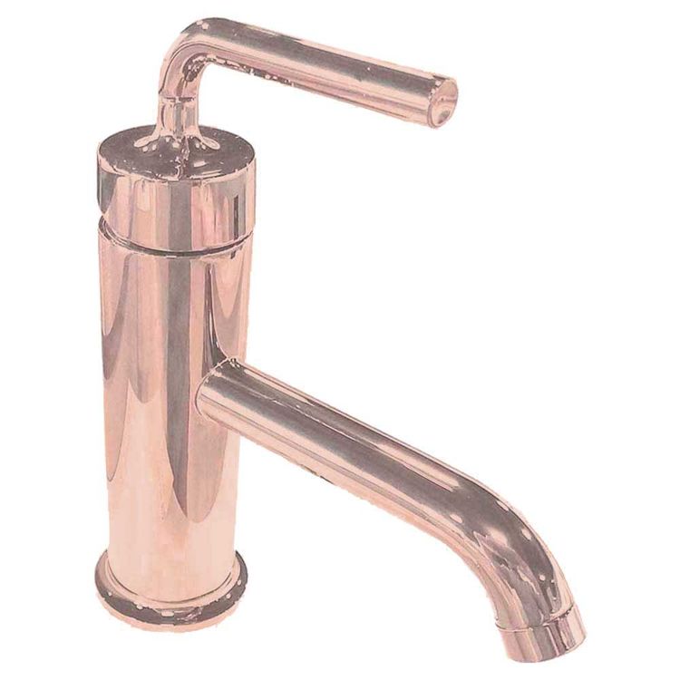 KOHLER K-14402-4A-RGD Purist Bathroom Sink Faucet, Vibrant Rose Gold