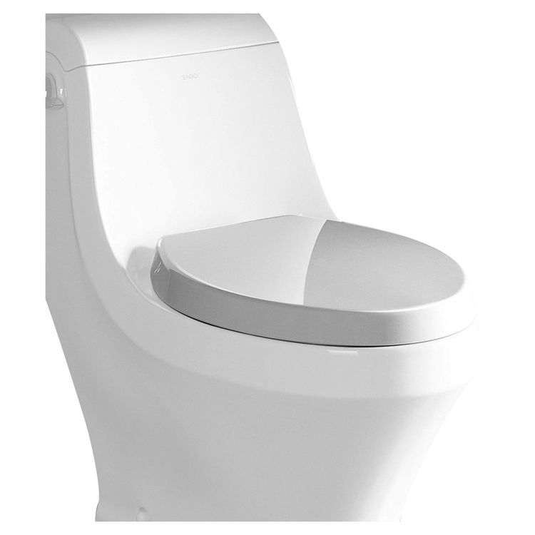 View 3 of Eago R-133SEAT EAGO R-133SEAT Replacement Soft Closing Toilet Seat - White
