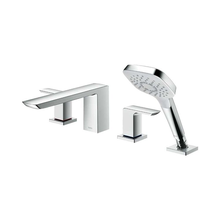 Toto TBG02202U#CP Toto TBG02202U#CP GR Four-Hole Roman Tub Filler Trim (Less Spray) - Polished Chrome