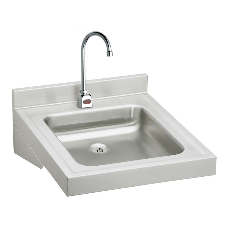 Elkay WCL1923OSDSACMC Elkay WCL1923OSDSACMC Lavatory Stainless Steel Single Bowl Sink Package