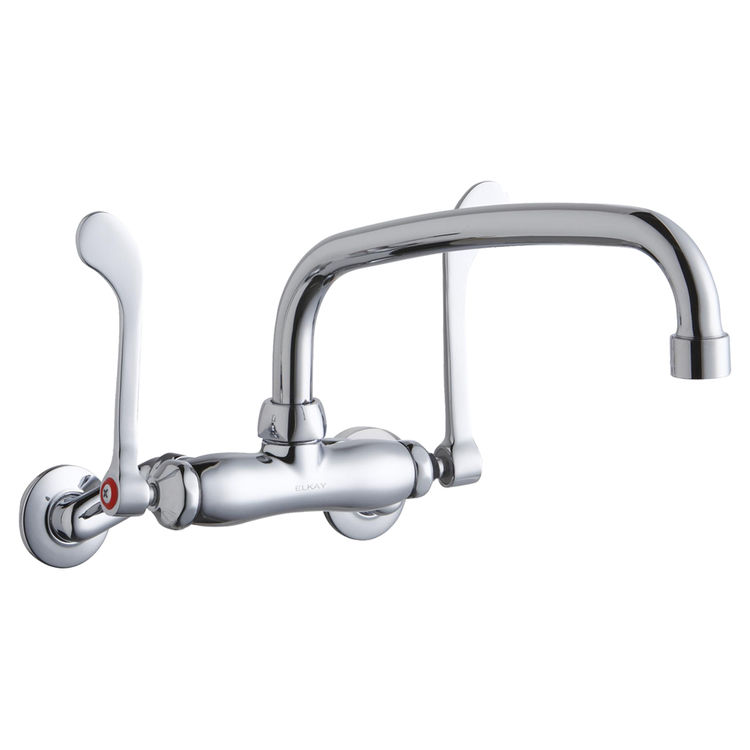 View 2 of Elkay LK945AT10T6T Elkay LK945AT10T6T  Commercial Wall-Mounted Faucet