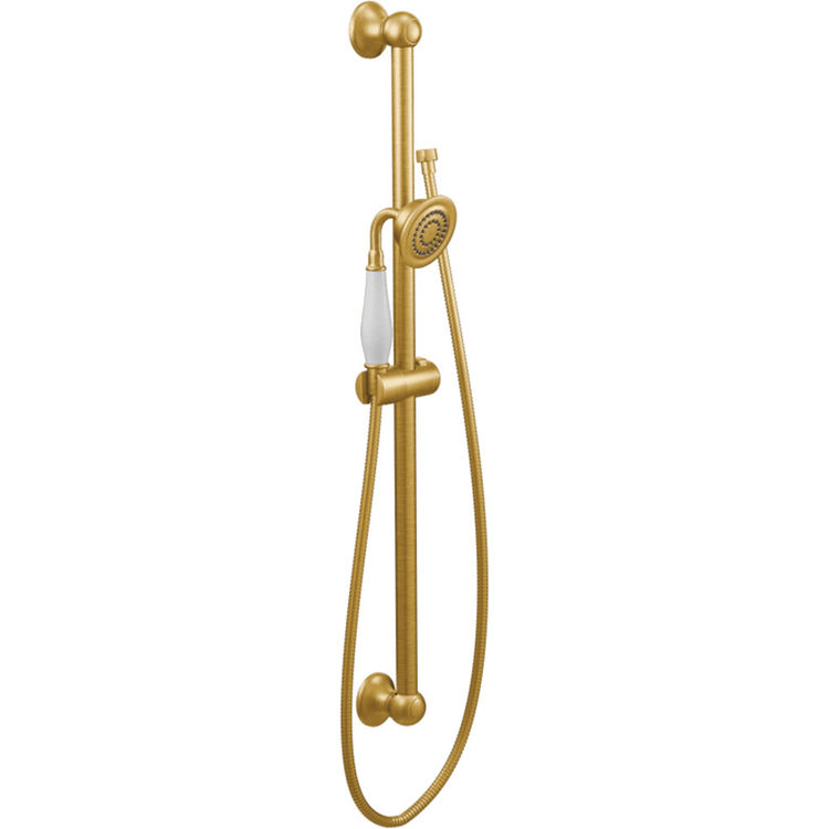 Moen S12107epbg Weymouth Eco Performance Handheld Shower Brushed Gold