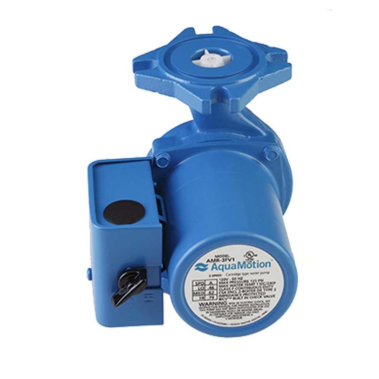 Aquamotion AMR-3FV1 AquaMotion AMR-3FV1 Circulator Pump, 3 Speed with Check Valve, Cast Iron
