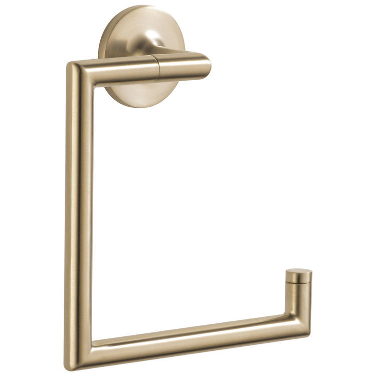 Brizo 694675GL Odin Towel Ring Luxe Gold PlumbersStock