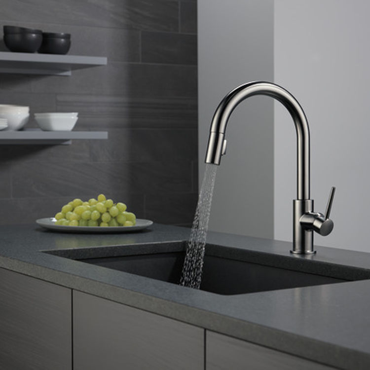 DELTA 9159-KS-DST TRINSIC ONE HANDLE PULLDOWN KITCHEN ...