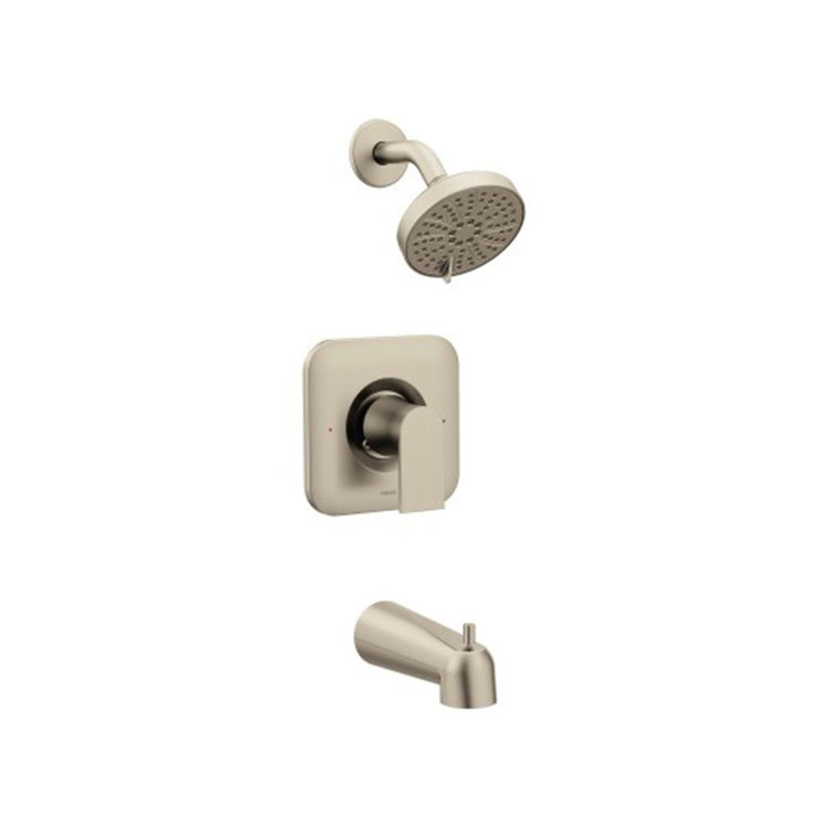 Moen T2473epbn Genta Posi Temp Tub Shower Trim Brushed