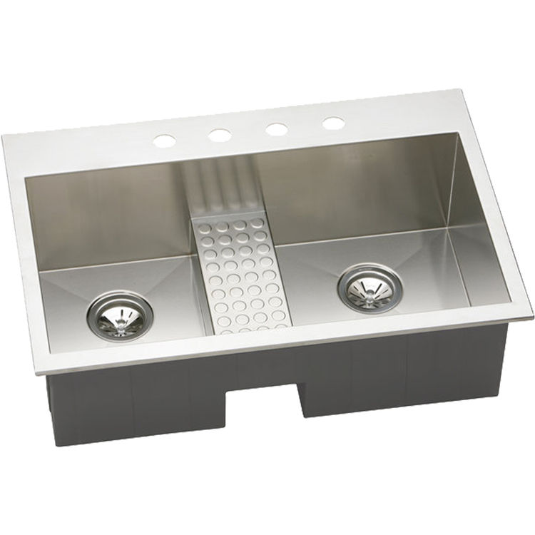 Elkay EFTLB332210CDBL2 Elkay EFTLB332210CDBL2 Crosstown Double Bowl Sink