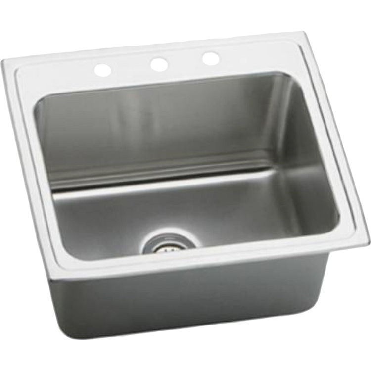 Elkay DLRQ2522103 Elkay DLRQ2522103 Lustertone Stainless Steel Single Bowl Sink