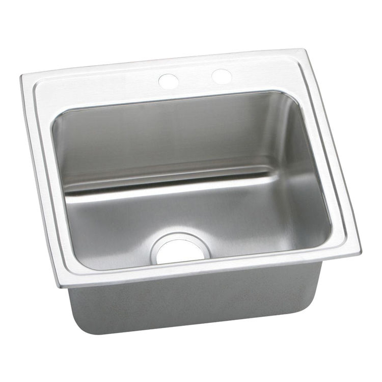 Elkay DLRQ221910MR2 Elkay DLRQ221910MR2 Gourmet Stainless Steel Single Bowl Sink