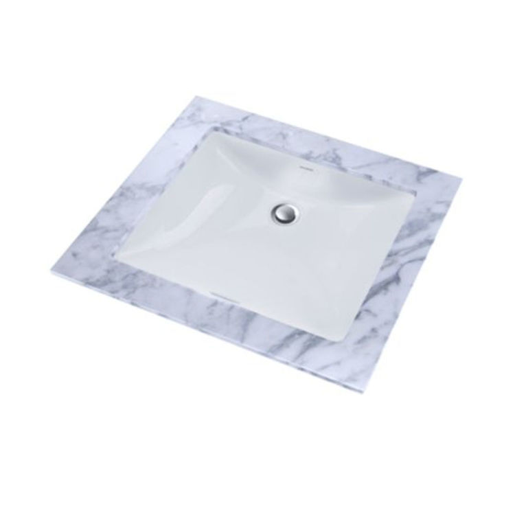 TOTO 20" Rectangular Undermount Bathroom Sink with CEFIONTECT, Cotton