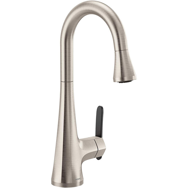 Moen S6235SRS Moen S6235SRS Sinema One-Handle Pulldown Bar Faucet - Stainless