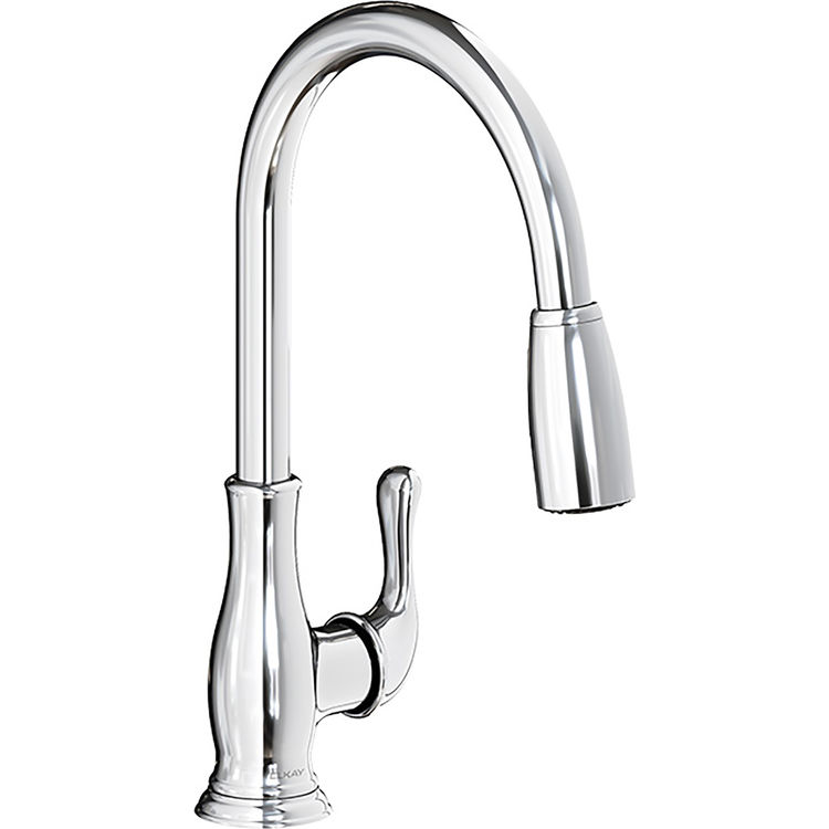 Elkay LKEC2041CR Explore One-Handle Pull-down Kitchen Faucet, Chrome
