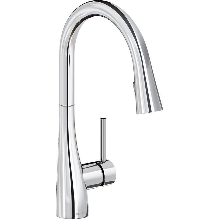 View 2 of Elkay LKGT4083CR Elkay LKGT4083CR Gourmet One-Handle Pull-down Kitchen Faucet, Chrome